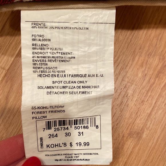 St. Nicholas Square snowman pillow - Picture 5 of 10